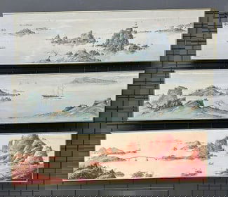(3) o/b Roland Partos seascape oil paintings, all in nice estate condition, in metal frames, the