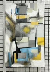 Edward Berkise abstract o/c titled ( SHADOWLAND ), painted in 2022. Directly from his Woodstock,