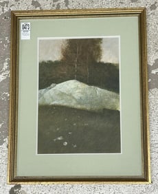 William Thomson ( 1931-2014 ) wonderful w/color landscape, signed lower right, nicely framed and