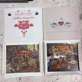 Charles Wysocki-Lot of 9 signed/numbered prints. Includes seven copies of Remington The