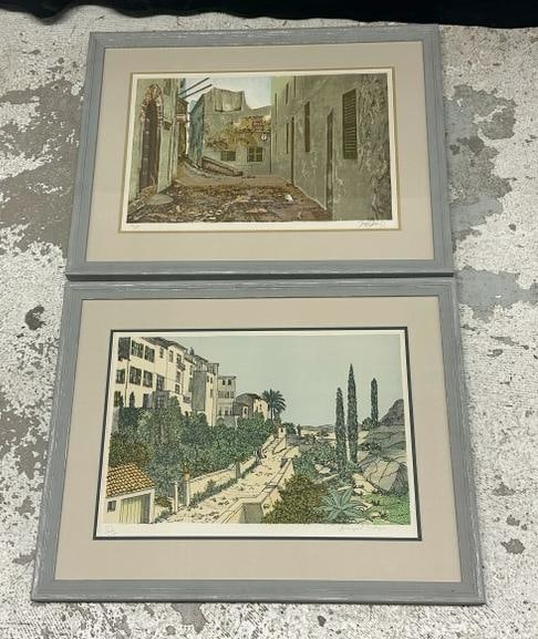 Denis Paul Noyer (Born 1940) (2) signed limited edition lithographs, nicely framed and matted. In (1 of 6)