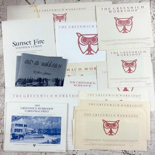 23 Greenwich Workshop prints signed/numbered. This lot includes seven works from Stephen Lyman (2x (1 of 4)