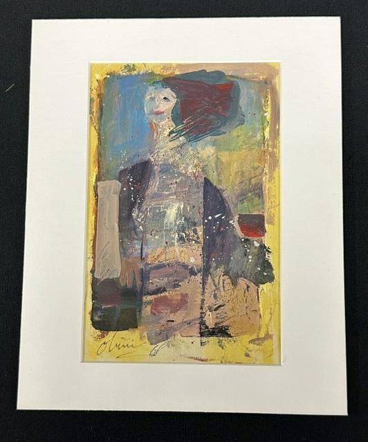 Nathan Joseph Roderick Oliveira (1928 - 2010)  impressionist gouache on paper laid on board, in (1 of 6)