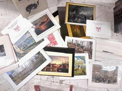 Dealers' lot of 60+ prints, lithographs, & photos. Sized varry from small to large.Some are: Dealers' lot of 60+ prints, lithographs, & photos. Sized varry from small to large.Some are originals, some repros. Artists include Henri de Tolouse-Lautrec, Charles Wysocki, William Breedon, Montague