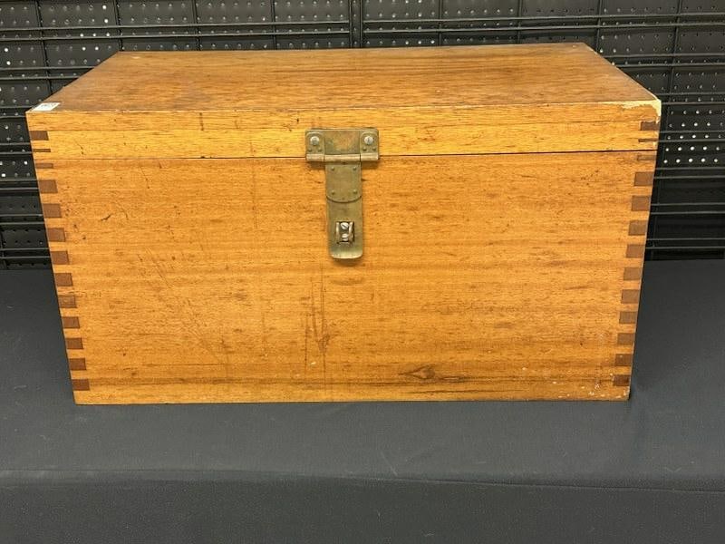 ASIAN dovetailed storage chest, from Kerhonkson, N.Y. estate of Asian items we are (1 of 3)