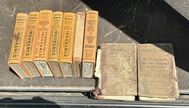 (9) old KINGSTON, NEW YORK Directories ( the 2 real early ones are in as found condition, missing 2 (1 of 5)