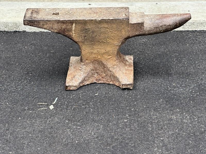 Estate found Hay Budden anvil, measures 20.5" long x 9" high. (1 of 2)