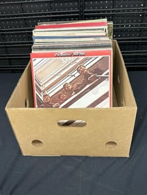 Lot of (54) LPs Johnny Cash Beatles. Lof includes 13 Johnny Cash (including At San Quentin, Bitter