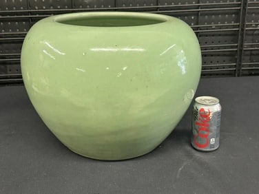 Celadon like jardinaire, from Asian family's estate in the Hudson Valley, quite heavy, nice