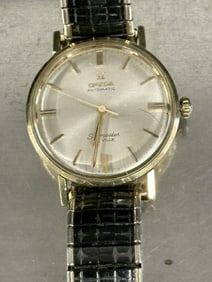 OMEGA AUTOMATIC SEAMASTER DE VILLE Men's wristwatch, from local estate, running now, just as we