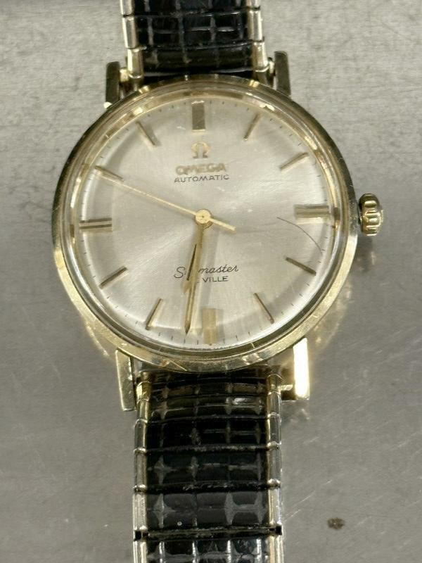OMEGA AUTOMATIC SEAMASTER DE VILLE Men's wristwatch, from local estate, running now, just as we (1 of 4)