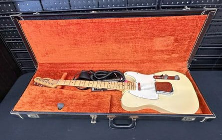 FENDER TELECASTER circa 1968 electric guitar in original case, found in Hudson Valley estate,
