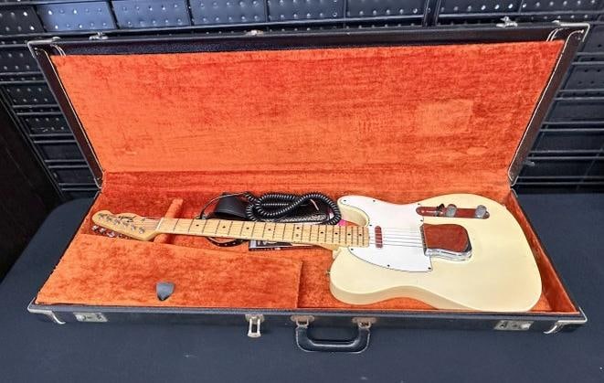 FENDER TELECASTER circa 1968 electric guitar in original case, found in Hudson Valley estate, (1 of 20)