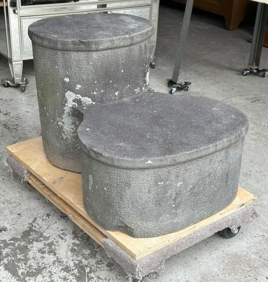 19th century bluestone double step carriage step, from Victorian home in Hudson Valley….( has chip (1 of 5)