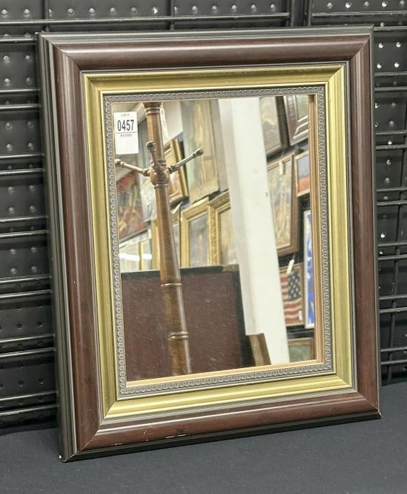 MACKENZIE - CHILDS LTD. Decorative mirror, dated ( 1983 ) on back, measures 19.5" x 16.5", nice (1 of 3)