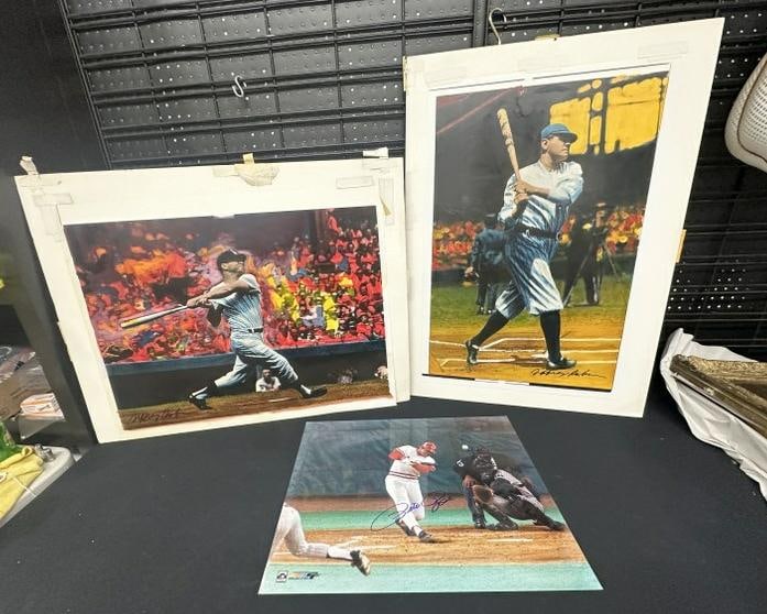 Misc. Memorbilia lot to include (2) one sheet movie posters as pictured, and (2) Jeffrey Rubin (?) (1 of 7)