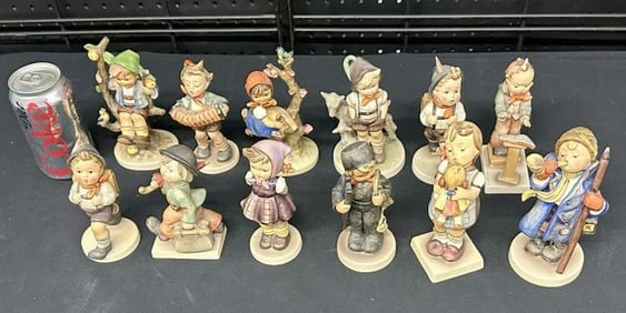 (12) HUMMELS, nice overall condition, from estate in Hudson Valley, to show scale the tallest