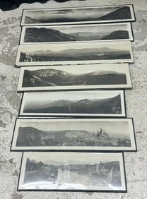 (7) panoramic photographs from MAINE, most all identified on backs, all professionally shrink