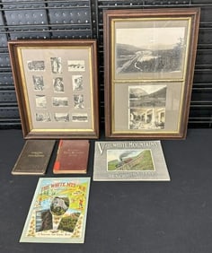 NEW HAMPSHIRE lot to include (2) framed photographs including THE CRAWFORD HOUSE & other is small