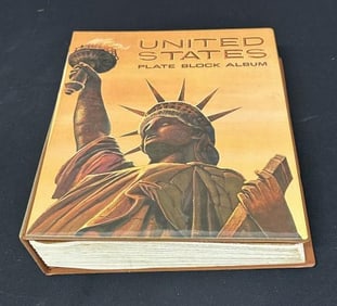 Harris Plate Block album, Book One, 1924-1957, from local estate we are selling…..just as we found