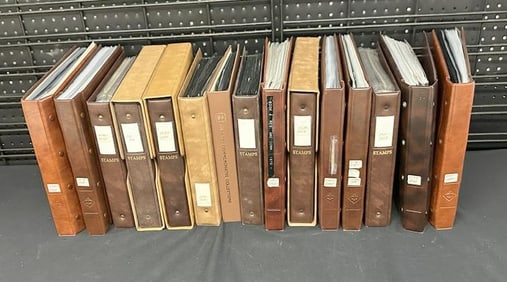 (15) large albums, FULL of ( US SHEETS, COILS, BOOKLET PAINES, FOREVER STAMPS etc. ), from local