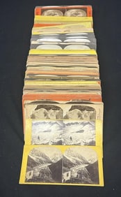 (124) stereoviews of Switzerland, all real photo.....good lot to sort out….