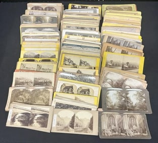 (270) stereoviews of England, Wales, Scotland & Ireland, all real photo….good lot for a dealer to