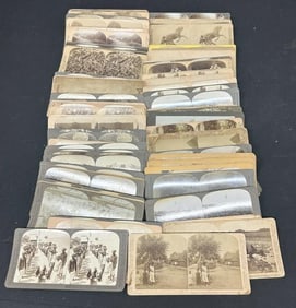 (92) stereoviews of South East Asia, Australia, New Zealand, China, Japan, Korea, Russia, Africa,