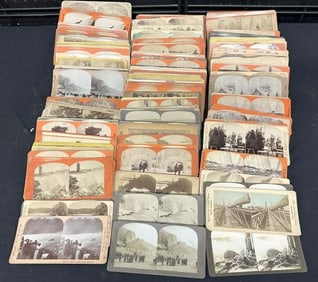 (162) stereoviews of Niagar Falls, all real photo, from estate of NYC Professor…...