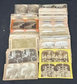 (94) stereoviews including (26) of Exposition & (68) of people and personalities including the wire