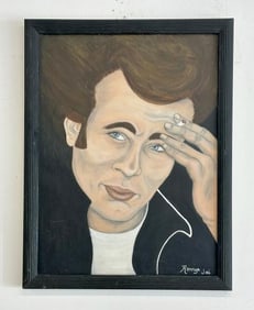 Ronnye Jai Shapiro (1943-2022) o/c portrait of James Dean....in nice estate condition, directly from