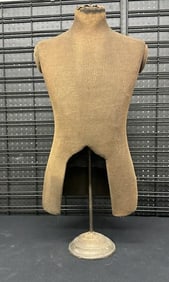 HUGH LYONS & CO. vintage male counter top store display, has original cloth material, also