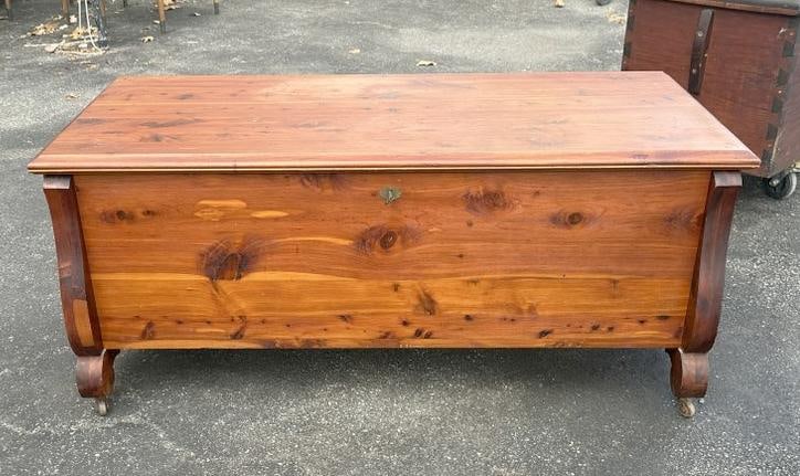 Nice circa 1940's cedar storage chest from local Hudson Valley estate, nice and clean overall (1 of 3)