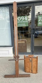 (2) easels from Artist's estate, includes ANCO BILT folding easel and GRUMBACHER NO. 286 Made in