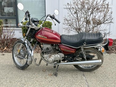 HONDA Twinstar 1979 Motorcycle from home in Woodstock, New York, purchased by him in 1979, his Dad