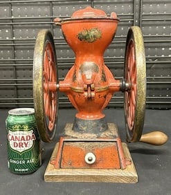 ENTERPRISE early cast iron countertop coffee grinder, from Hudson Valley collection we are selling.