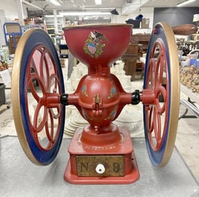 ENTERPRISE NO. 9 restored coffee grinder, from Hudson Valley collection we are selling. Has original