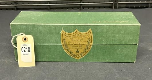 Dom Perignon 1982 champagne in sealed box, from fine estate in Woodstock, N.Y. ( 750 ML ), Just as