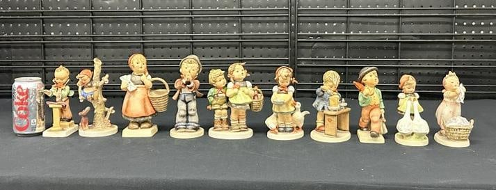 (10) HUMMEL figurines in nice estate condition, largest measures 7" to show scale, from Albany, N.Y. (1 of 5)