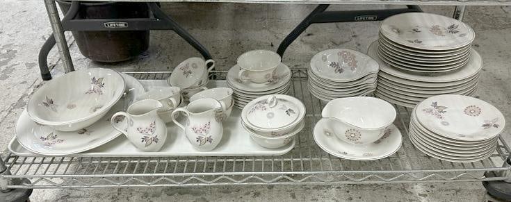 Haviland Limoges ( Meadow Lace pattern ) 54 pc. Dishes lot, nice overall condition, from local (1 of 4)