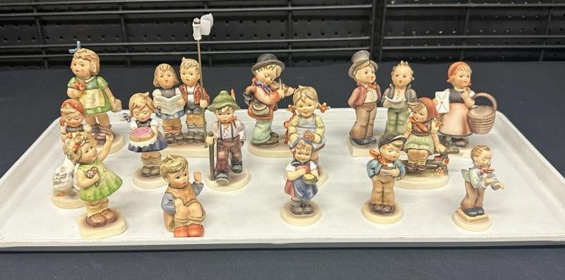 (15) Hummels from Albany, N.Y. estate, in fine condition, to show scale the tallest measures 6.5" (1 of 4)