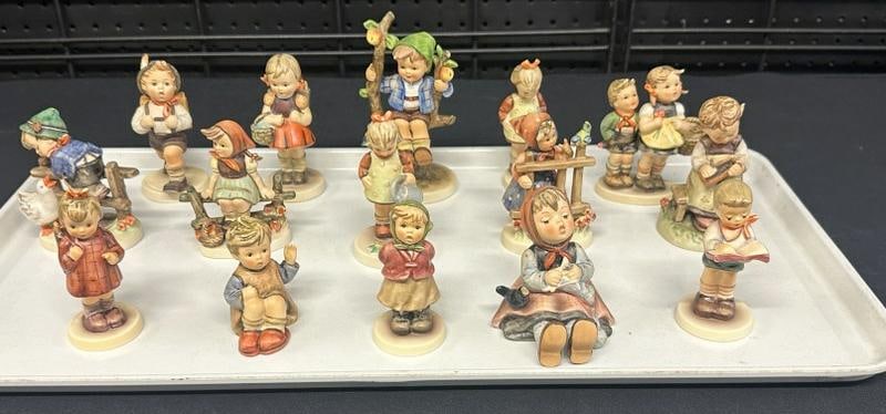 (15) Hummels from estate collection in Albany, N.Y. In fine condition, to show scale the tallest: (15) Hummels from estate collection in Albany, N.Y. In fine condition, to show scale the tallest measures 6" high.