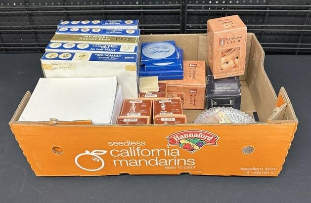 Hummels- estate lot boxed Hummels as pictured, from Albany, N.Y. estate, also some cut glass (1 of 7)