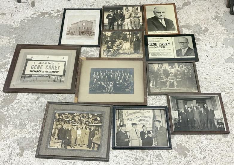 Estate lot from Eugene Carey ( Kingston, New York Mayor early 1930's ), of period photographs in (1 of 9)