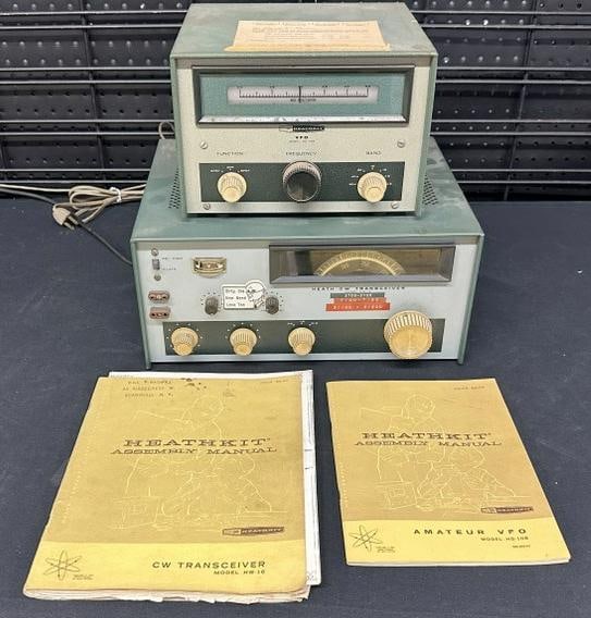 HEATHKIT Vintage (2) pc. Lot to include Model HW -16 Transceiver & Model HG 10-B Amateur VFO, from (1 of 3)