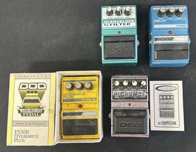 Assorted DOD Effects Pedals, from estate of local Musician…... (1 of 2)