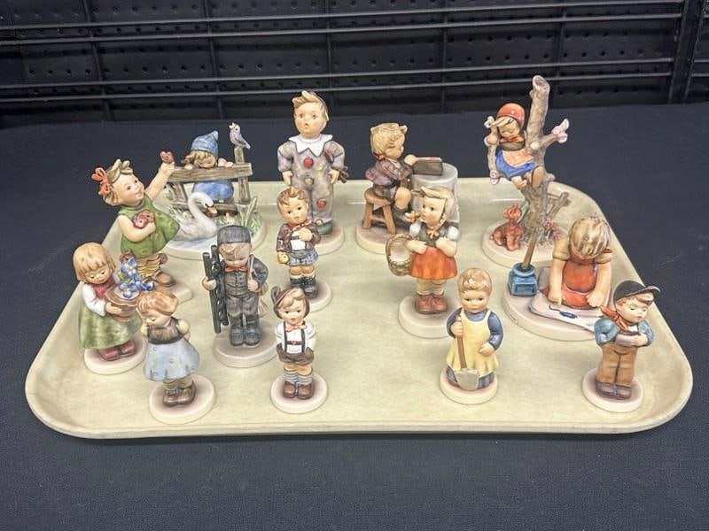 (14) Hummels from estate collection in Albany, N.Y. All in fine condition, to show scale the tallest: (14) Hummels from estate collection in Albany, N.Y. All in fine condition, to show scale the tallest measures 5 3/8" high.