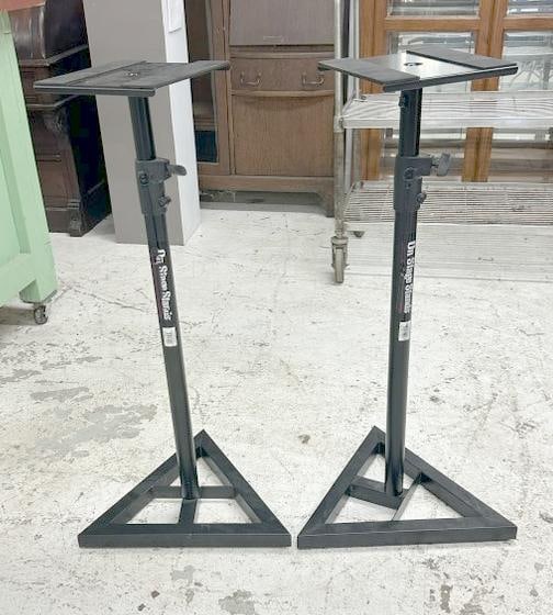 Pair ( ON STAGE STANDS ), in very nice condition, from estate of a Hudson Valley Musicians (1 of 2)