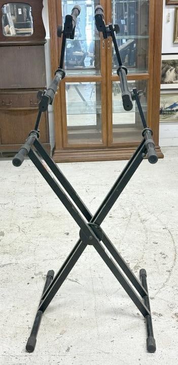 Proline 3 tier double X-Braced keyboard stand, from estate of a Musician in the Hudson Valley, nice (1 of 1)