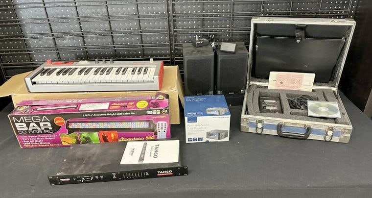 Misc. accessories lot from Hudson valley Musician's Studio, just as we found it, all used uptil his (1 of 8)